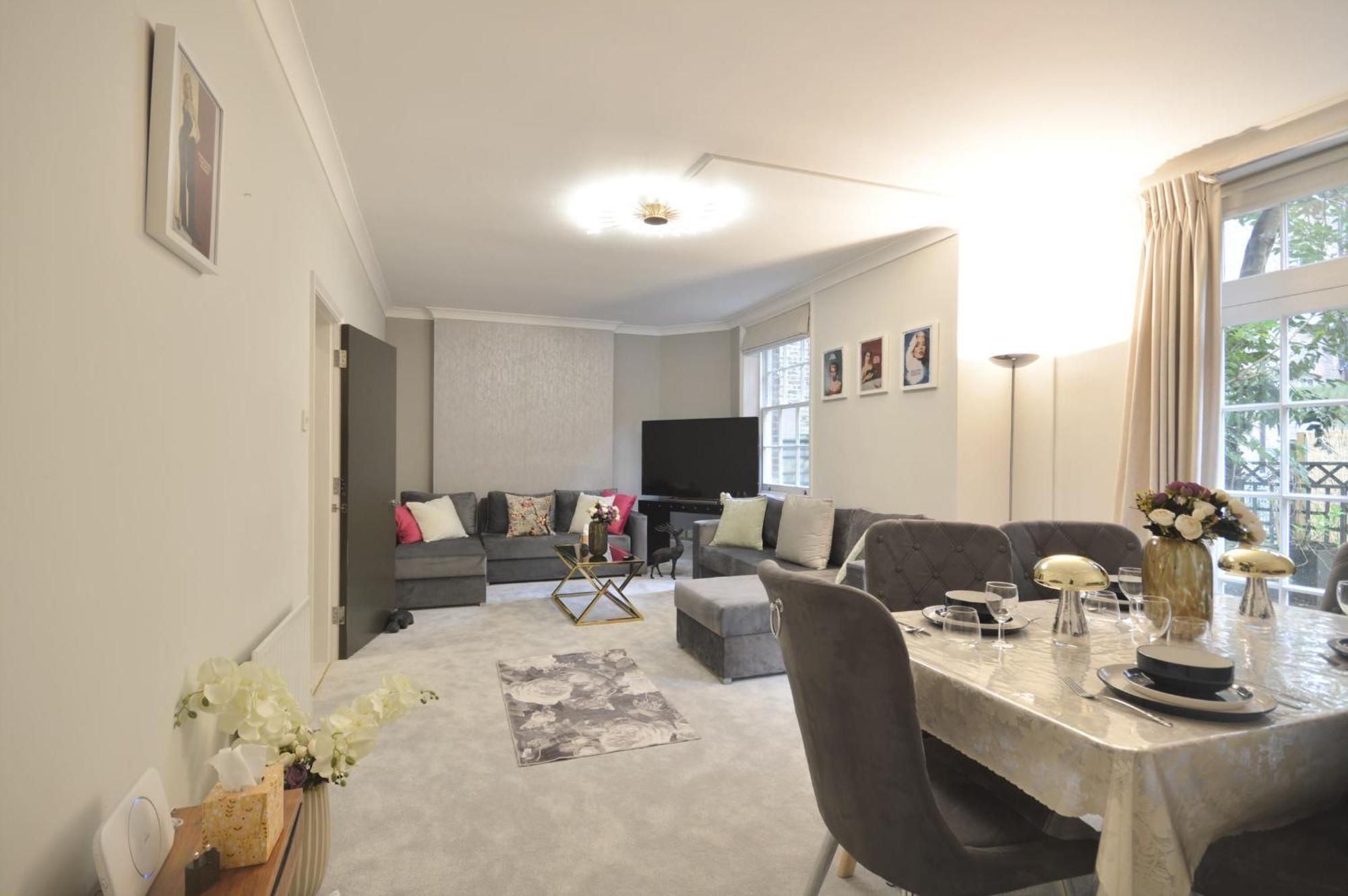 לונדון Kensington Apartment, Breakfast, 2 Baths מראה חיצוני תמונה